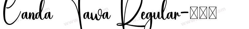 Canda Tawa Regular字体转换